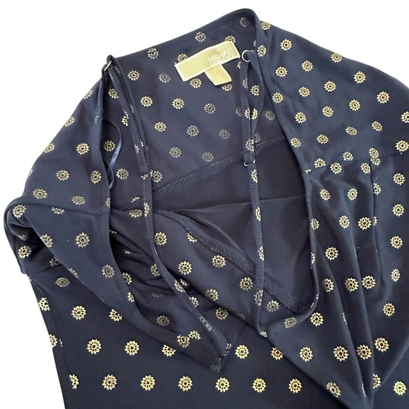 Michael Kors Medallion Foil Print Matte Jersey Slip Dress Size XL - Picture 9 of 17